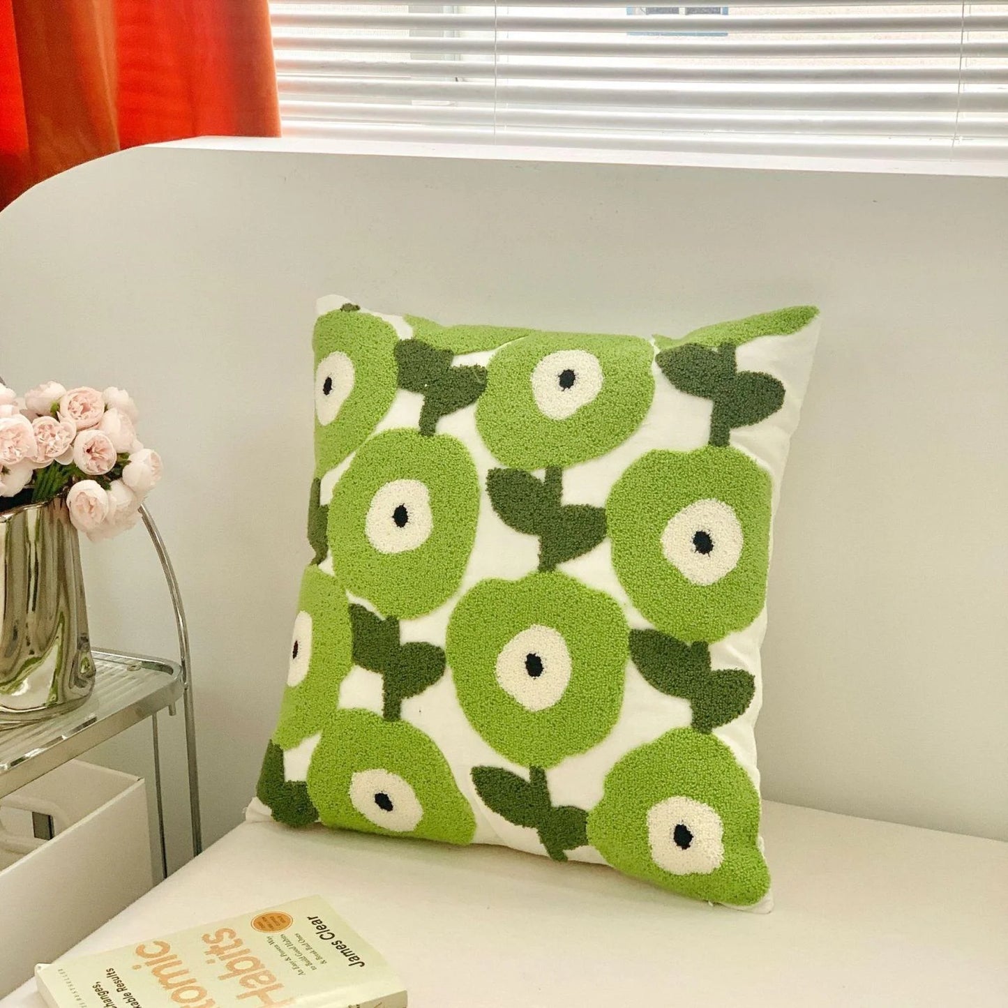 Home Decor Embroidered Cushion Cover – All-Season Universal Pillowcase