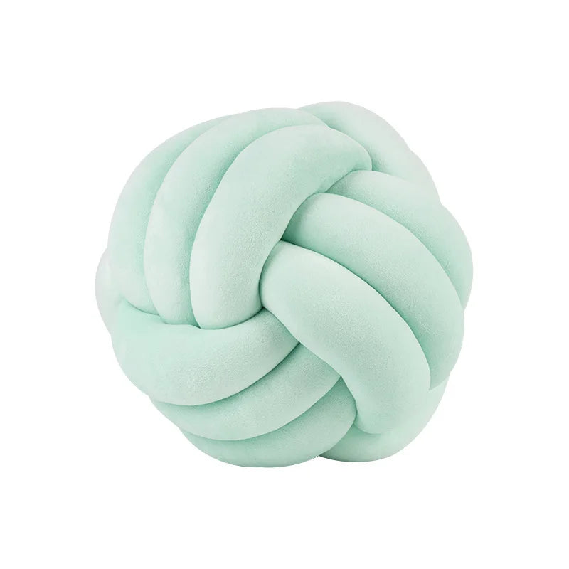 Handmade Decorative Knot Pillow – Cozy Soft Cushion for Modern Living Spaces