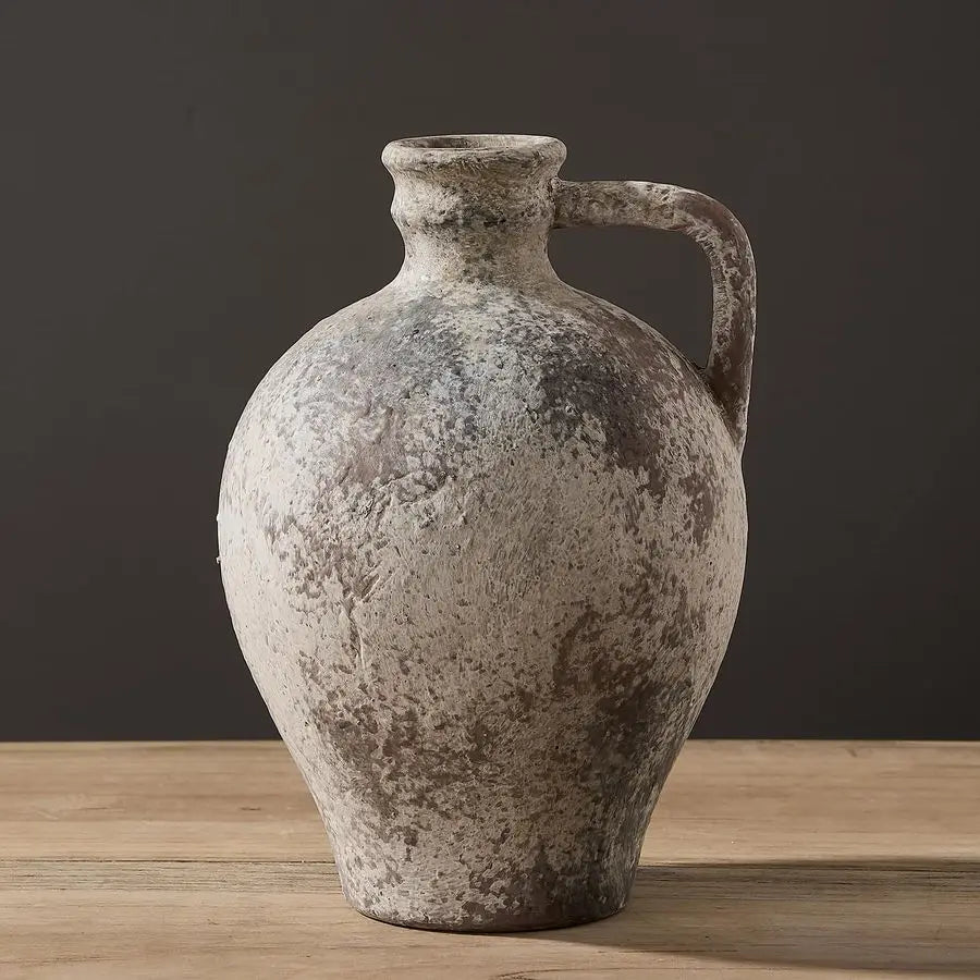 Rustic Farmhouse Terracotta Vase with Timeless Charm.