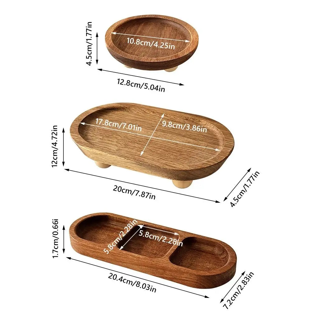 Elegant Wooden Jewelry Display Tray for Sophisticated Home Styling