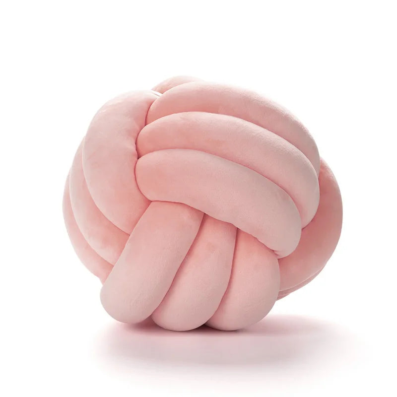 Handmade Decorative Knot Pillow – Cozy Soft Cushion for Modern Living Spaces