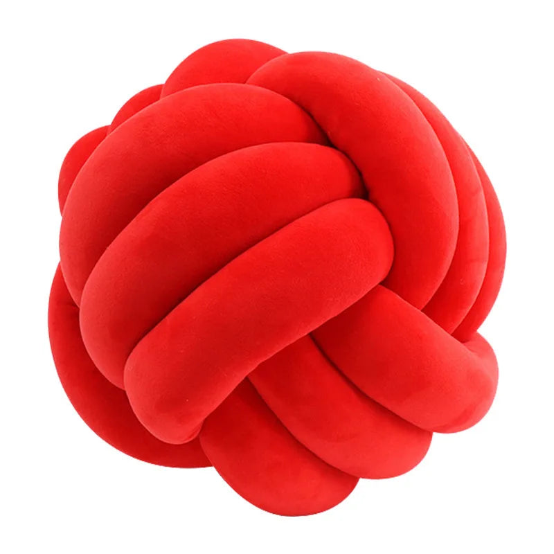 Handmade Decorative Knot Pillow – Cozy Soft Cushion for Modern Living Spaces