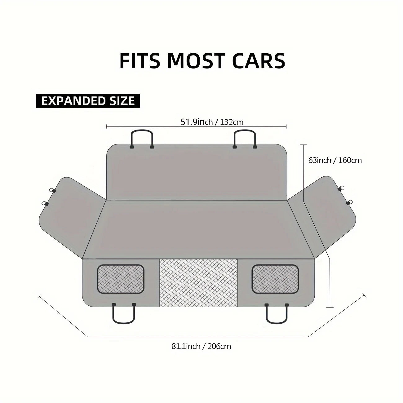 Waterproof Pet Seat Cover for Car Back Seats