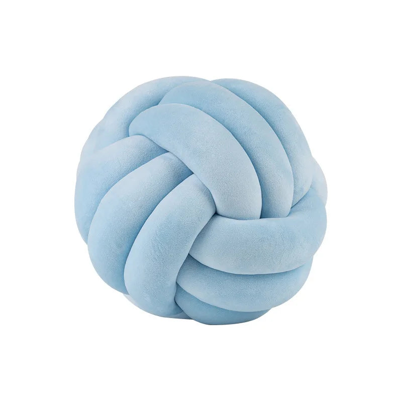 Handmade Decorative Knot Pillow – Cozy Soft Cushion for Modern Living Spaces