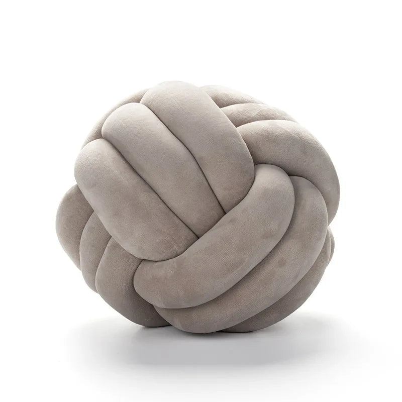 Handmade Decorative Knot Pillow – Cozy Soft Cushion for Modern Living Spaces