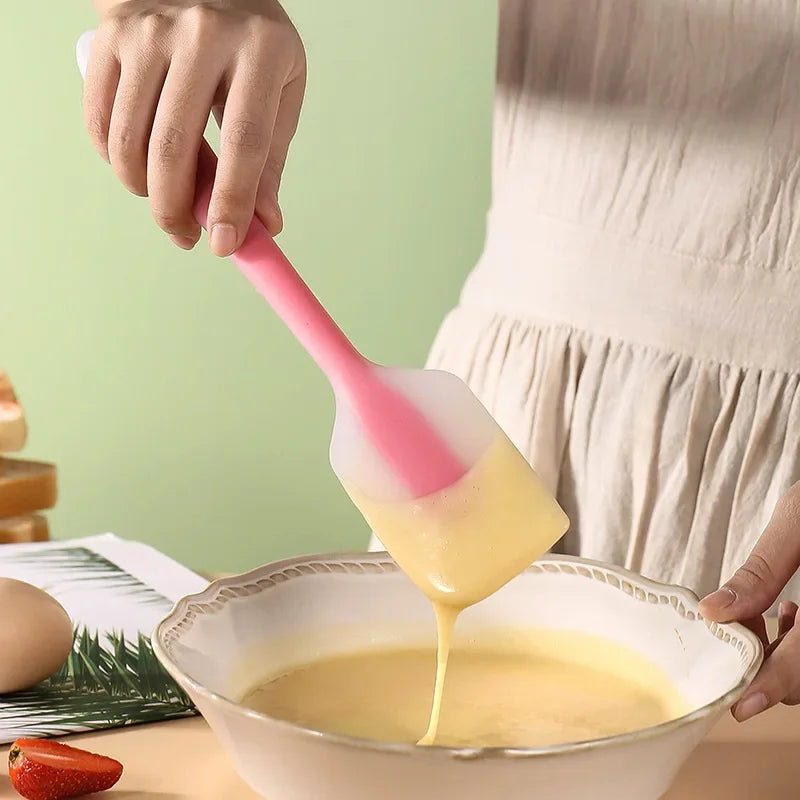Silicone Spatula – Heat Resistant Cream Butter Baking & Cooking Utensil