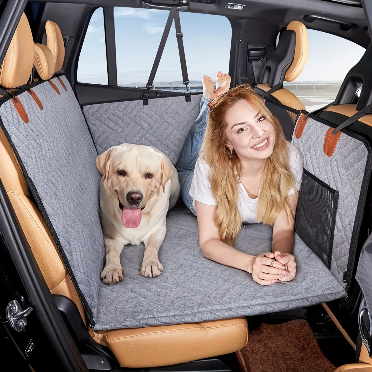 Waterproof Pet Seat Cover for Car Back Seats