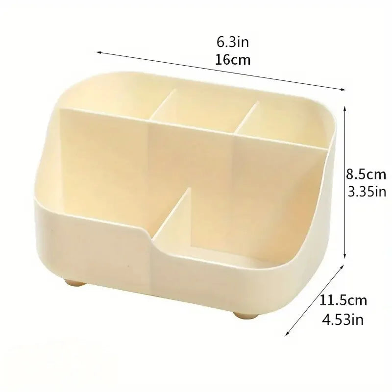 Multi-Section Stationery Holder for Office and Study Use.