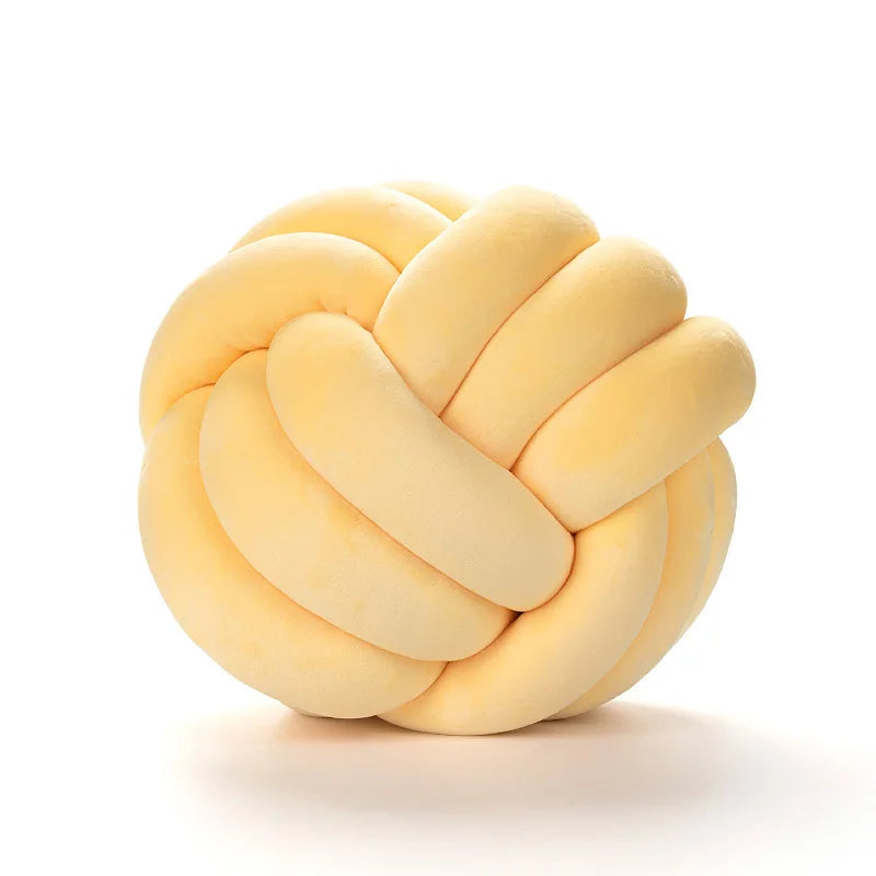 Handmade Decorative Knot Pillow – Cozy Soft Cushion for Modern Living Spaces
