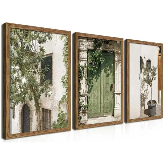 Aesthetic Vintage Italy City Wall Art for Cozy Home Styling.