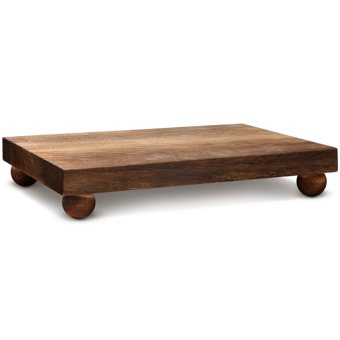 Rustic Farmhouse Wooden Riser for Cozy Home Decor