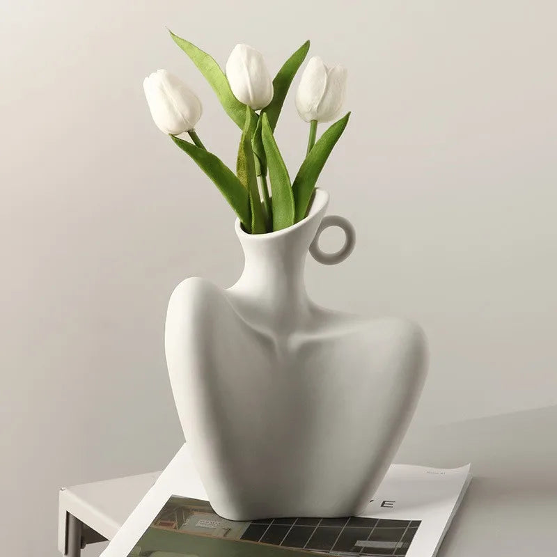 Artistic Human Form Vase for Sophisticated Home Decor. (This Item Will Have a Longer Delivery Time)