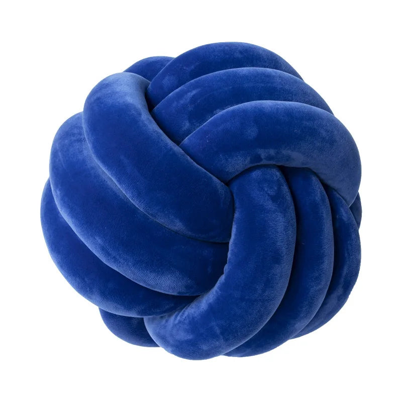 Handmade Decorative Knot Pillow – Cozy Soft Cushion for Modern Living Spaces