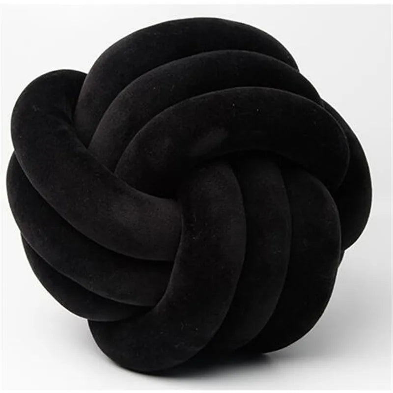 Handmade Decorative Knot Pillow – Cozy Soft Cushion for Modern Living Spaces