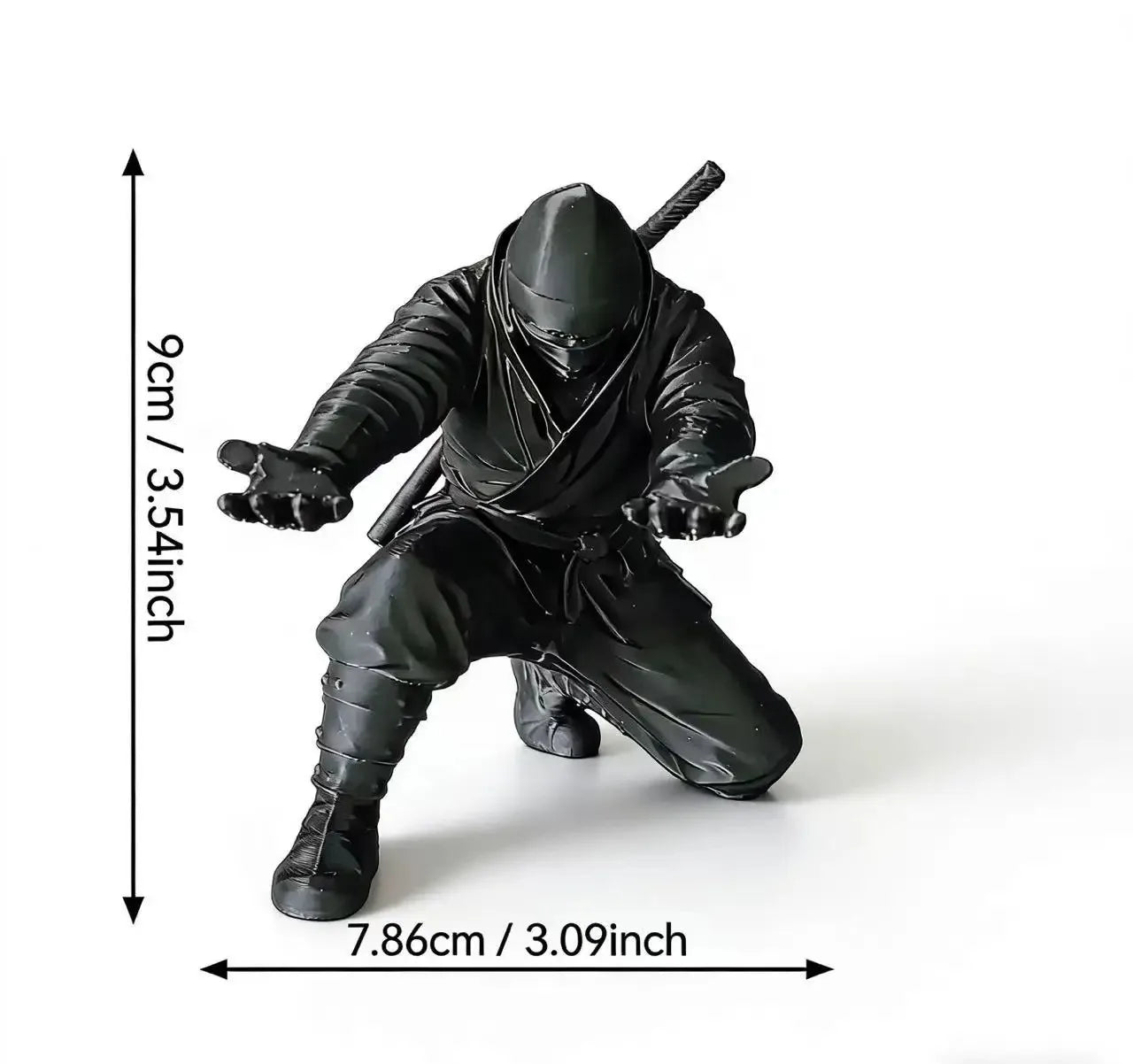 Modern 3D Printed Ninja Decoration and Pen Holder