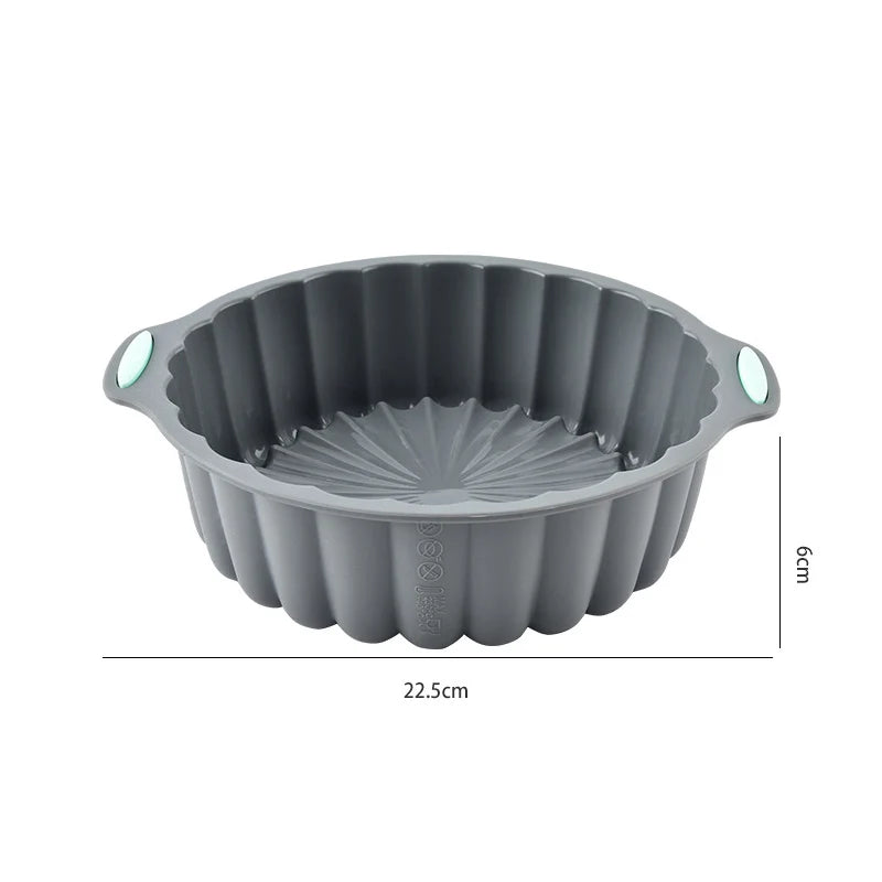 Silicone Bakeware Set – Non-Stick Cake Molds with Flower & Assorted Shapes