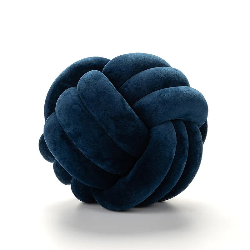 Handmade Decorative Knot Pillow – Cozy Soft Cushion for Modern Living Spaces