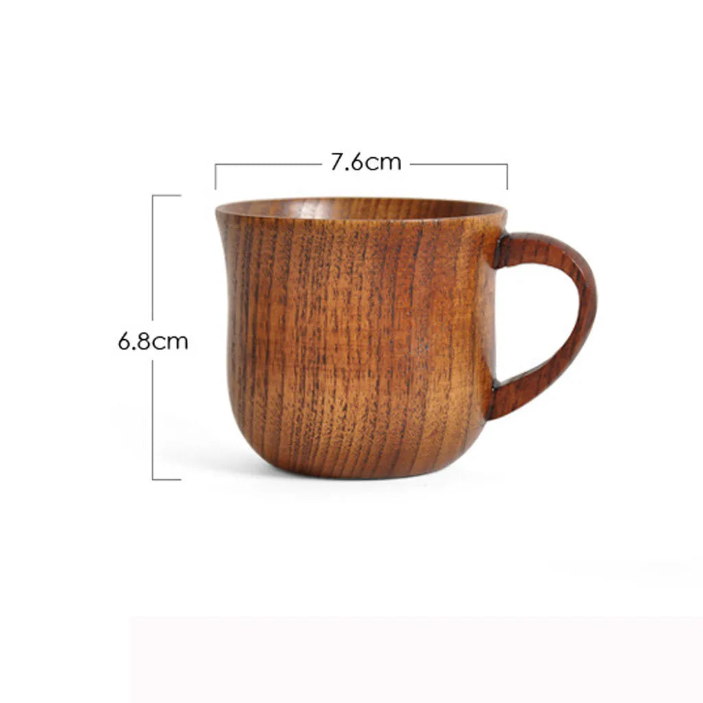 Wooden Tea Cups & Coffee Mugs – Creative Rustic Drinkware Collection
