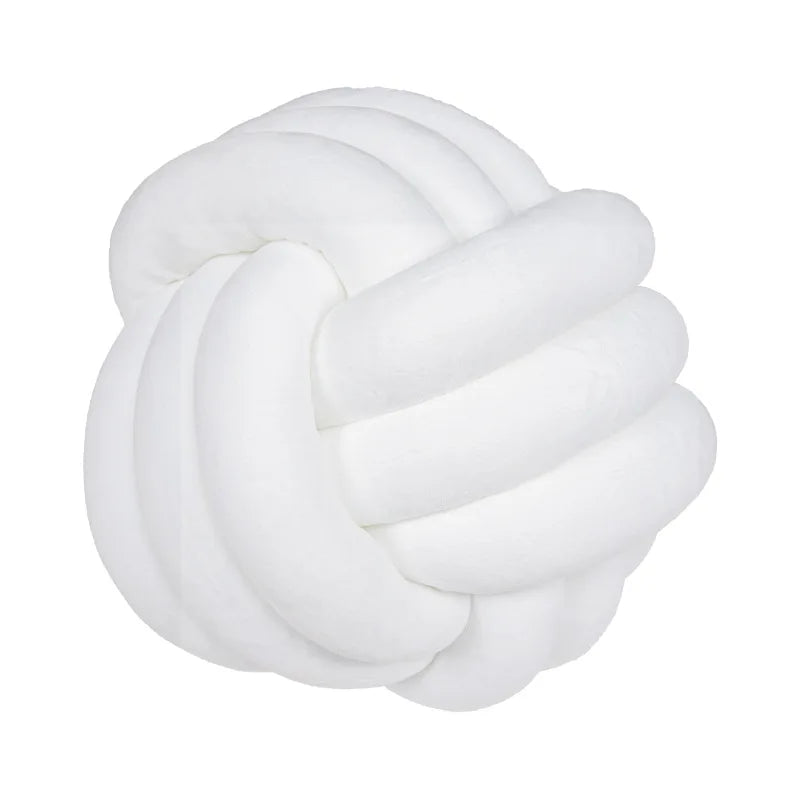 Handmade Decorative Knot Pillow – Cozy Soft Cushion for Modern Living Spaces