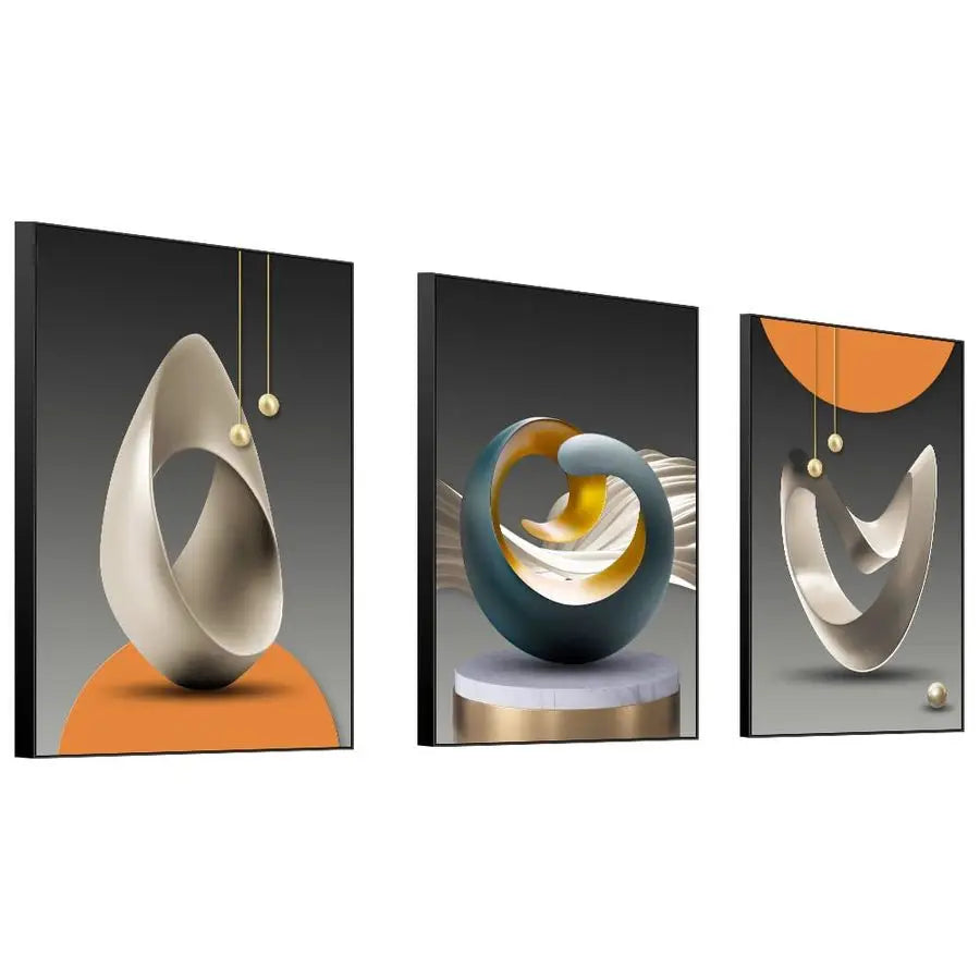 Stylish Geometric Pattern Artwork for Contemporary Interiors.