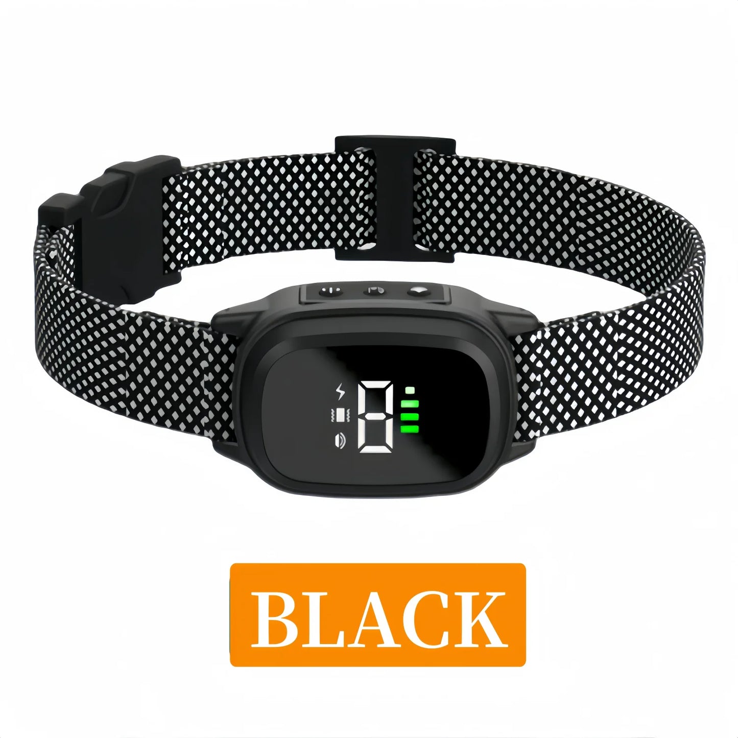 Waterproof Rechargeable Anti-Bark Collar with Vibration Training.