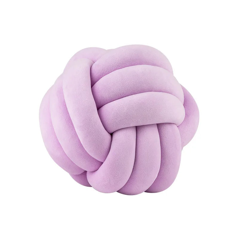 Handmade Decorative Knot Pillow – Cozy Soft Cushion for Modern Living Spaces